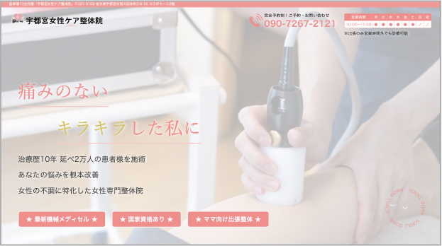 整体院の制作実績